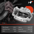 Front Left Brake Caliper with Bracket for Nissan Frontier Xterra (2005-2025)