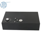 17 Gallon Fuel Cell Gas Tank for Street Rod (Aluminum, Black)