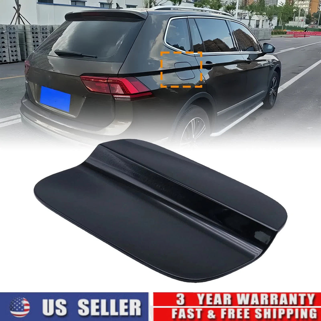 Fuel Door Filler Lid Cover for VW Tiguan (2018–2024) Black