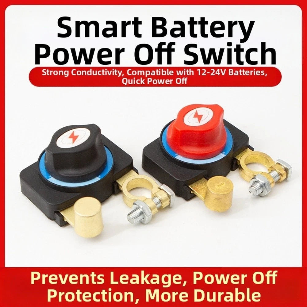 Copper Battery Disconnect Switch for 12V 24V Vehicles (Car, RV, Boat)