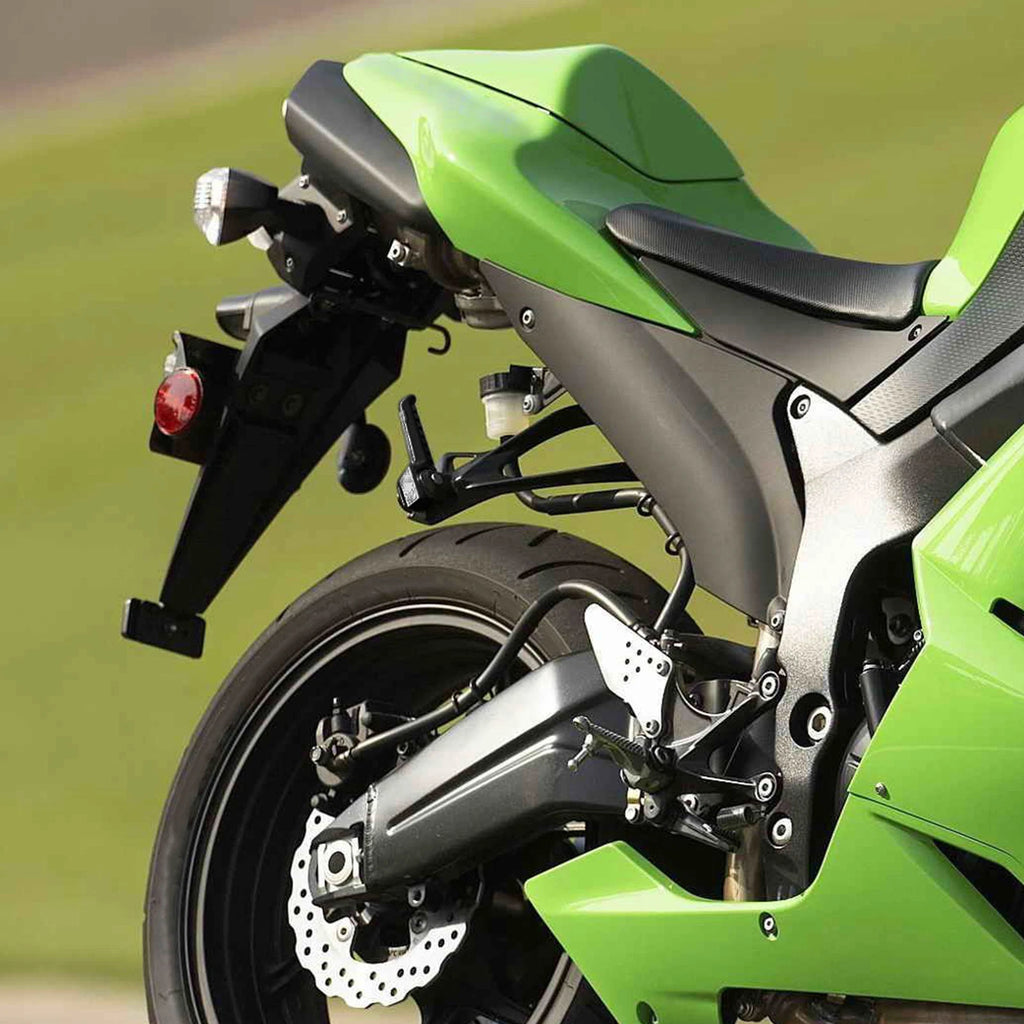 Rear Passenger Footpegs Footrest for Kawasaki Ninja ZX6R (2005–2008)