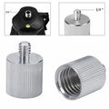 Mic Stand Adapter 5/8” Female to 1/4” Female Thread for Microphone Mount
