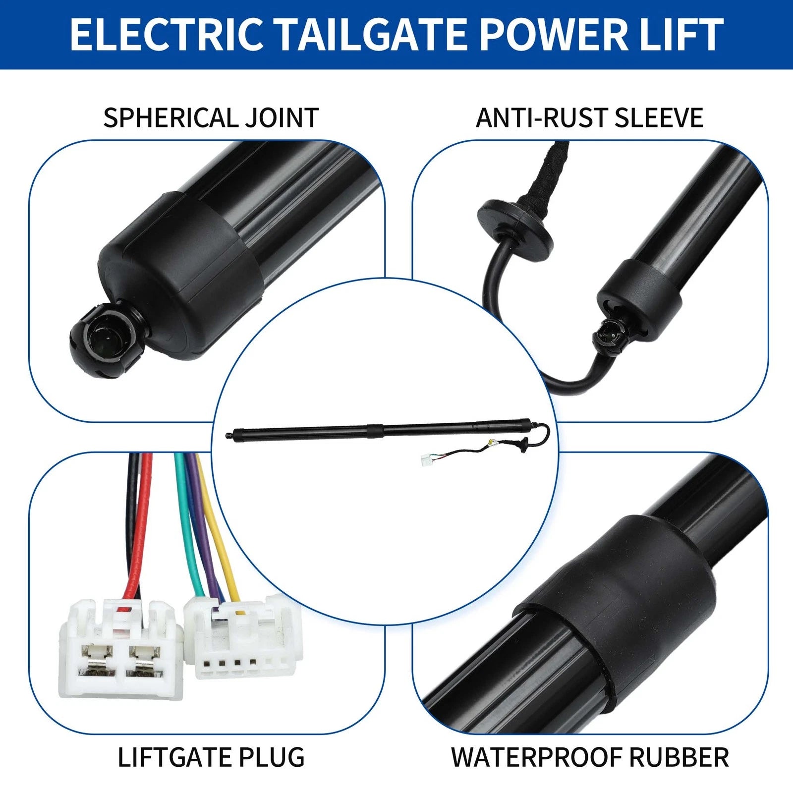 Rear LH Tailgate Power Lift Support for Honda CR-V (2017–2021) No.74961TLA305