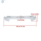 Steel Split Front Bumper for GMC Sierra 1500 (2019-2021) Chrome with Sensor Holes