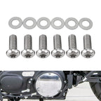 Titanium Derby Cover Screws Kit for Harley Sportster 883 (2004–2023)