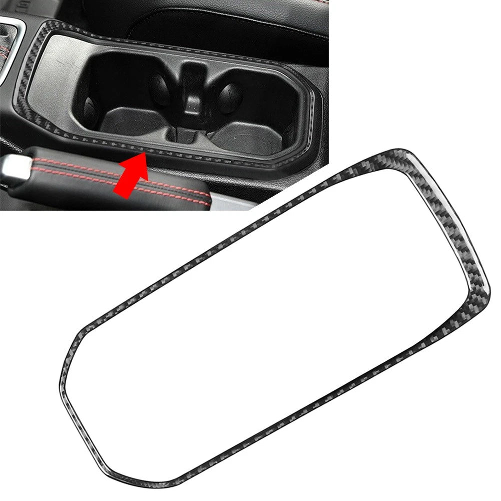 Water Cup Holder Panel Cover Trim for Jeep Wrangler JL JLU Gladiator JT (2018–2023)