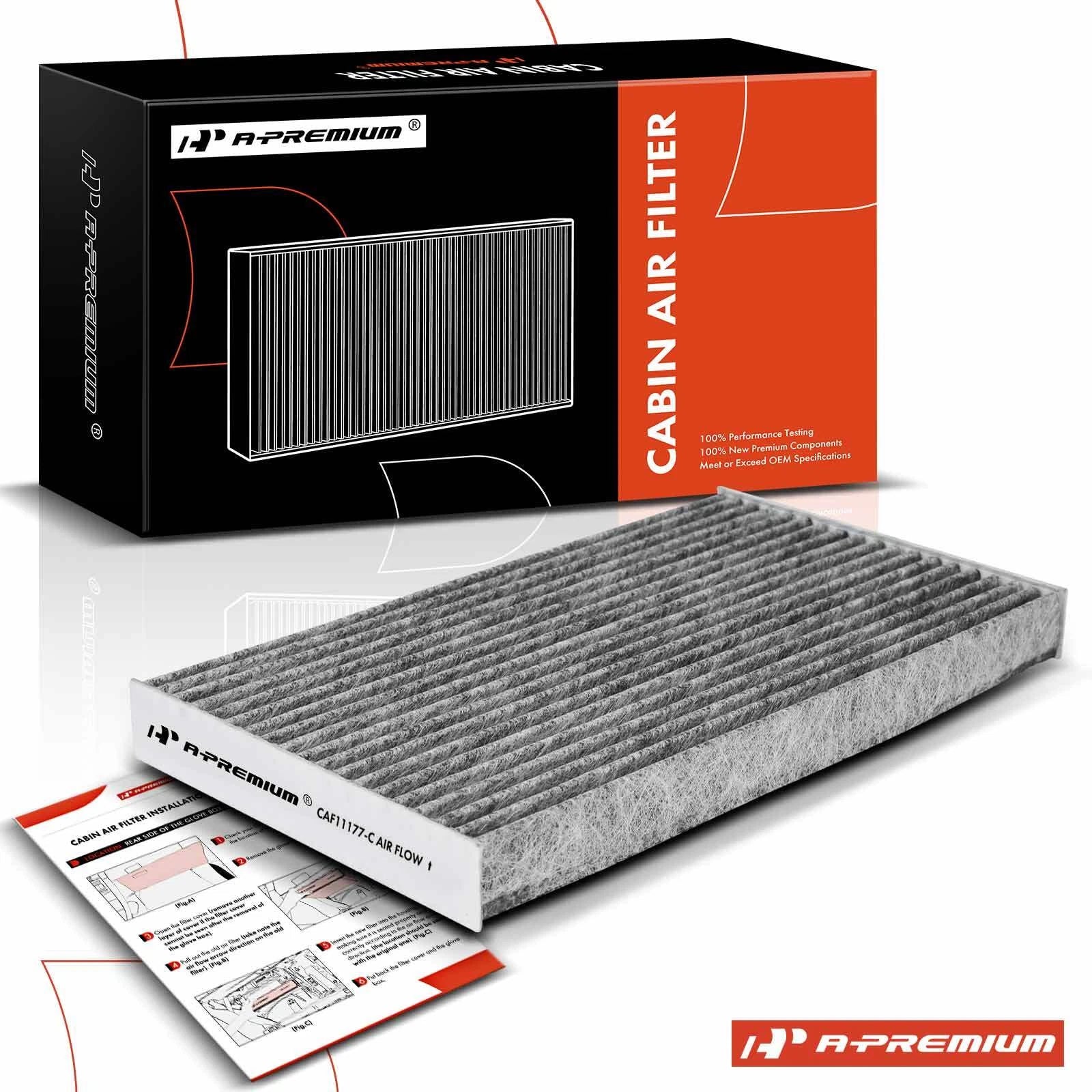 Activated Carbon Cabin Air Filter for Nissan Cube Juke Leaf Sentra (2010–2019)