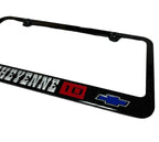 License Plate Frame Front for Chevrolet Cheyenne 10 Blue Bowtie (2010–2019)