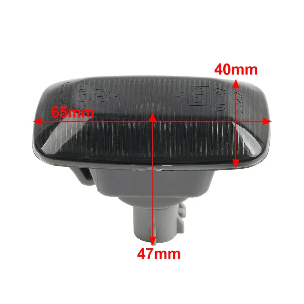 Clear Side Fender Marker Light for Toyota Land Cruiser 70-100 Series