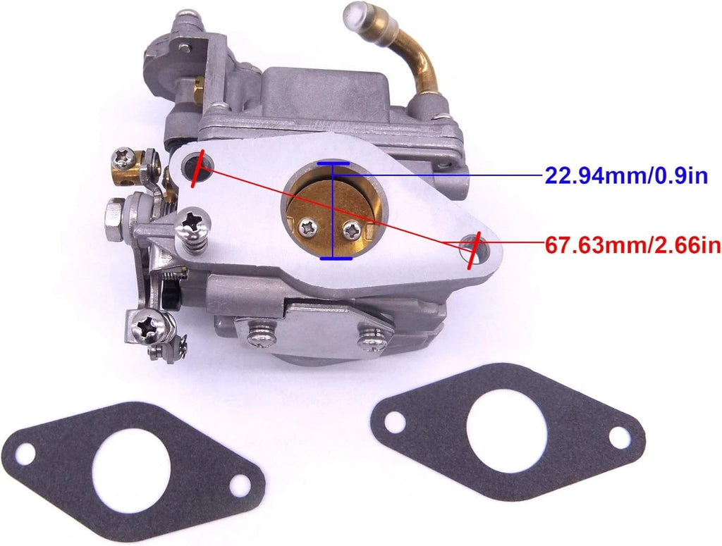 Outboard Carburetor w/Gasket for Mercury 9.9HP 4-Stroke (2006–Present) 3303-895110T01