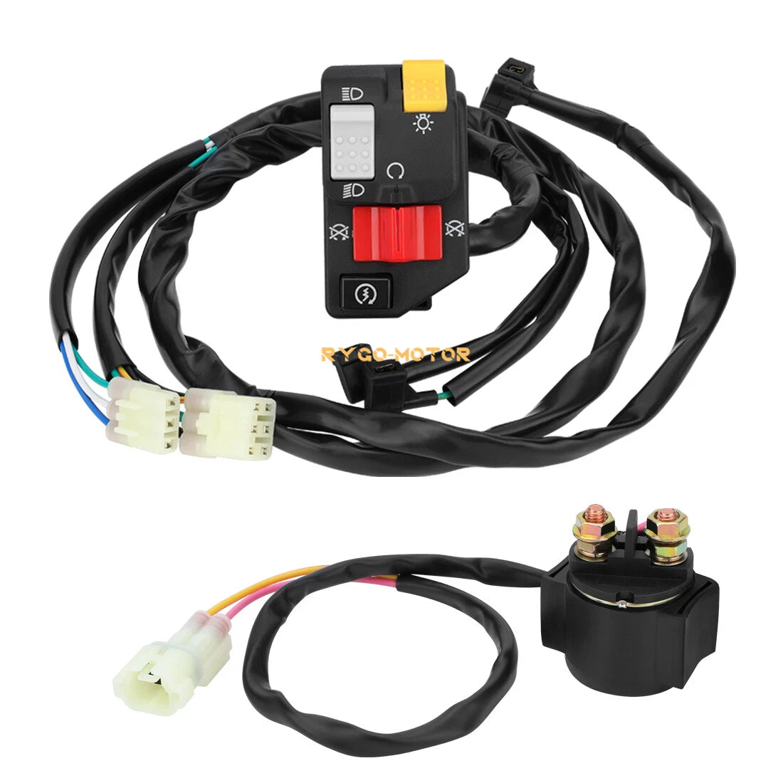 Handlebar & Starter Relay Switch for Honda Recon 250 TRX250TM 2007–2020