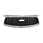 Front Radiator Upper Grille for Infiniti QX60 (2022–2023) Black Chrome
