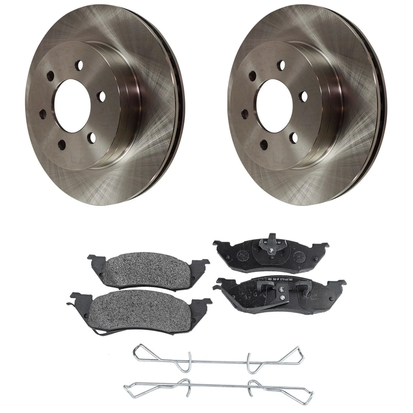 Disc Brake & Pad Kit for Dodge Dakota (1997–1998) Front Set