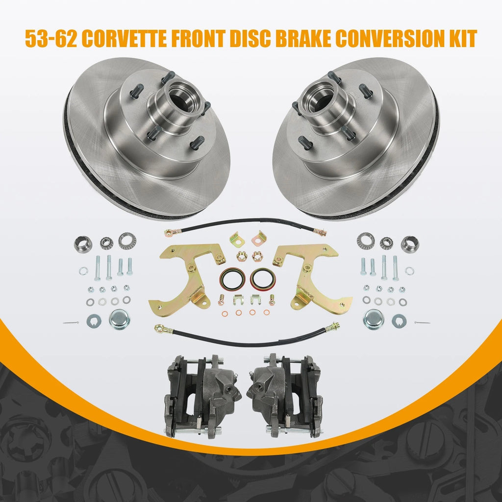 Front Disc Brake Conversion Kit for Chevy Car/Corvette (1949-1962)