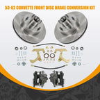 Front Disc Brake Conversion Kit for Chevy Car/Corvette (1949-1962)