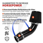 Cold Air Intake Filter Kit for Car (76mm, 3in)