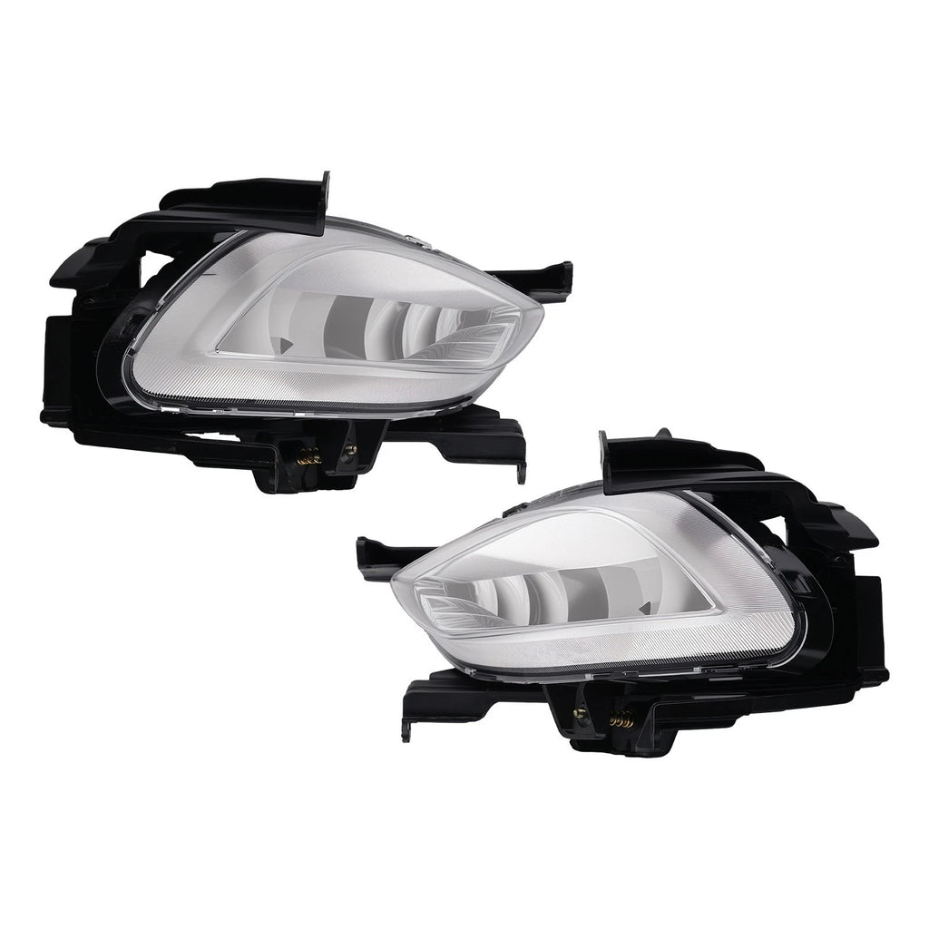 2X Front Bumper Fog Driving Lights Clear for Hyundai Sonata (2011–2013)