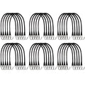 Set of 30 Rubber Tarp Straps for Heavy Duty Use with Hooks