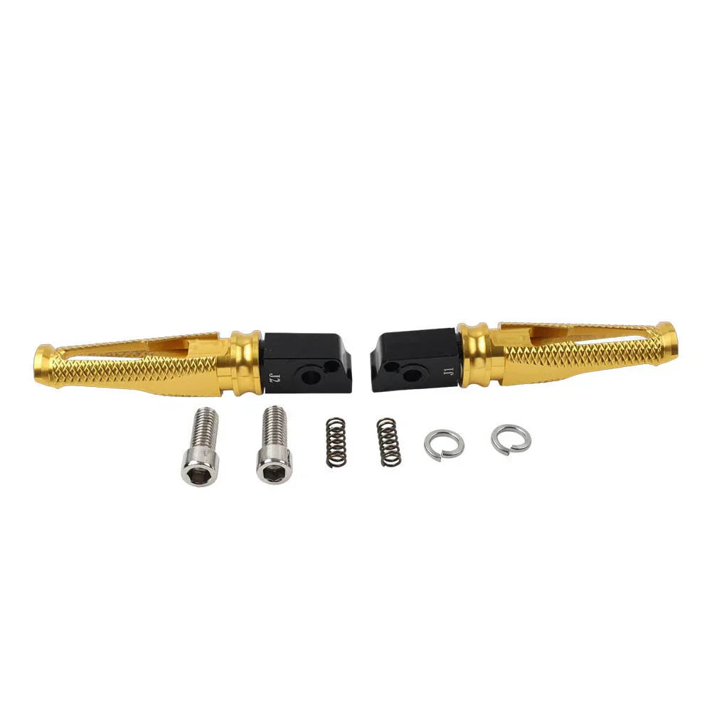 Gold Rear Foot Pegs for Aprilia GPR125 GPR150 APR150 CR150 (2010-2023)