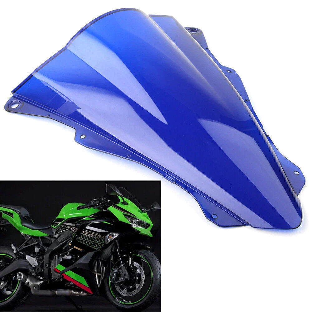 Front ABS Blue Windshield Protector for Kawasaki Ninja ZX25R (2020)