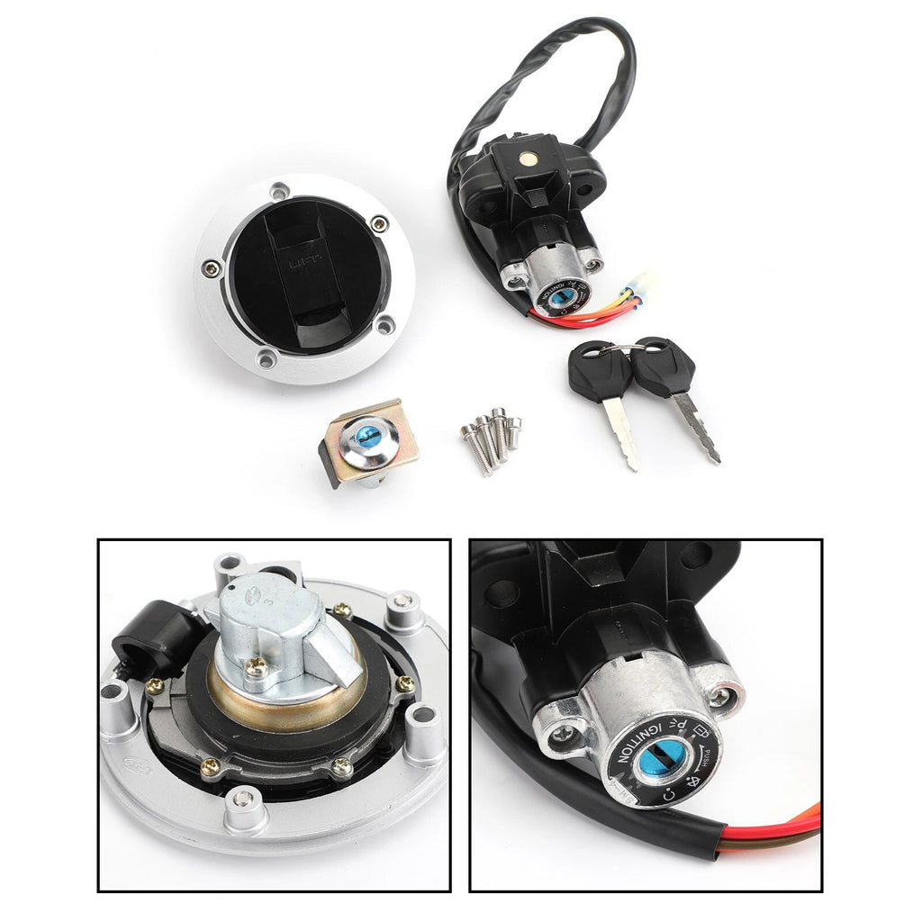 Ignition Switch & Fuel Gas Cap Lock Keys for Suzuki GSXR1000 SV650 SV1000 (2003–2012)