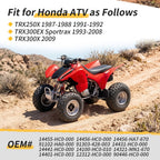 Rocker Arm Shaft & Camshaft Sprocket Kit for Honda TRX250X (1987–1992)
