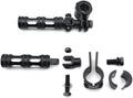 Black Grooved Round Highway FootPeg for Harley Touring Sportster Dyna (1" & 1.25")