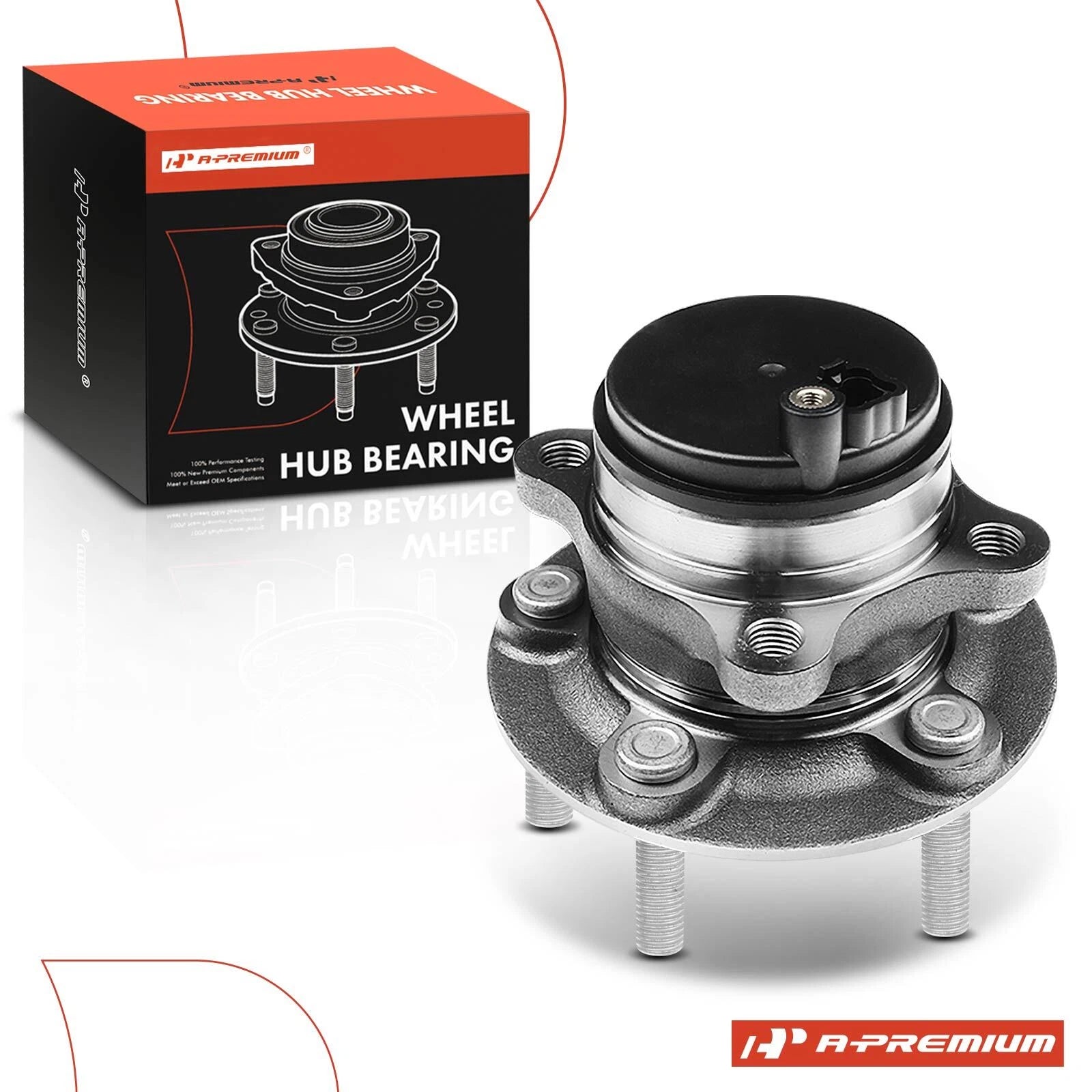 Rear Wheel Hub & Bearing Assembly w/ ABS for Ford Fusion (2014–2020)