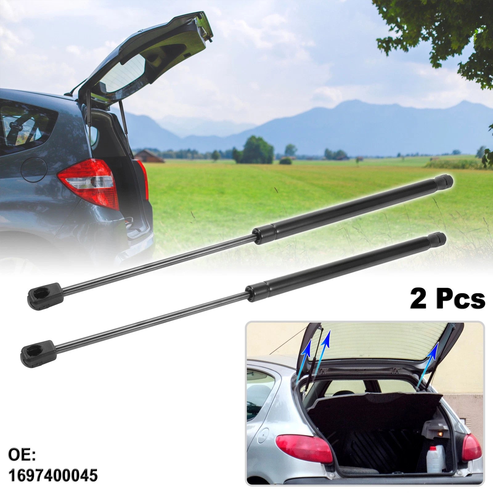 Rear Hatch Lift Support Gas Struts for Mercedes-Benz A-Class W169 (2004–2012)