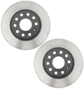 Set of 2 Rear Coated Disc Brake Rotors 272mm for Audi A3 VW Golf