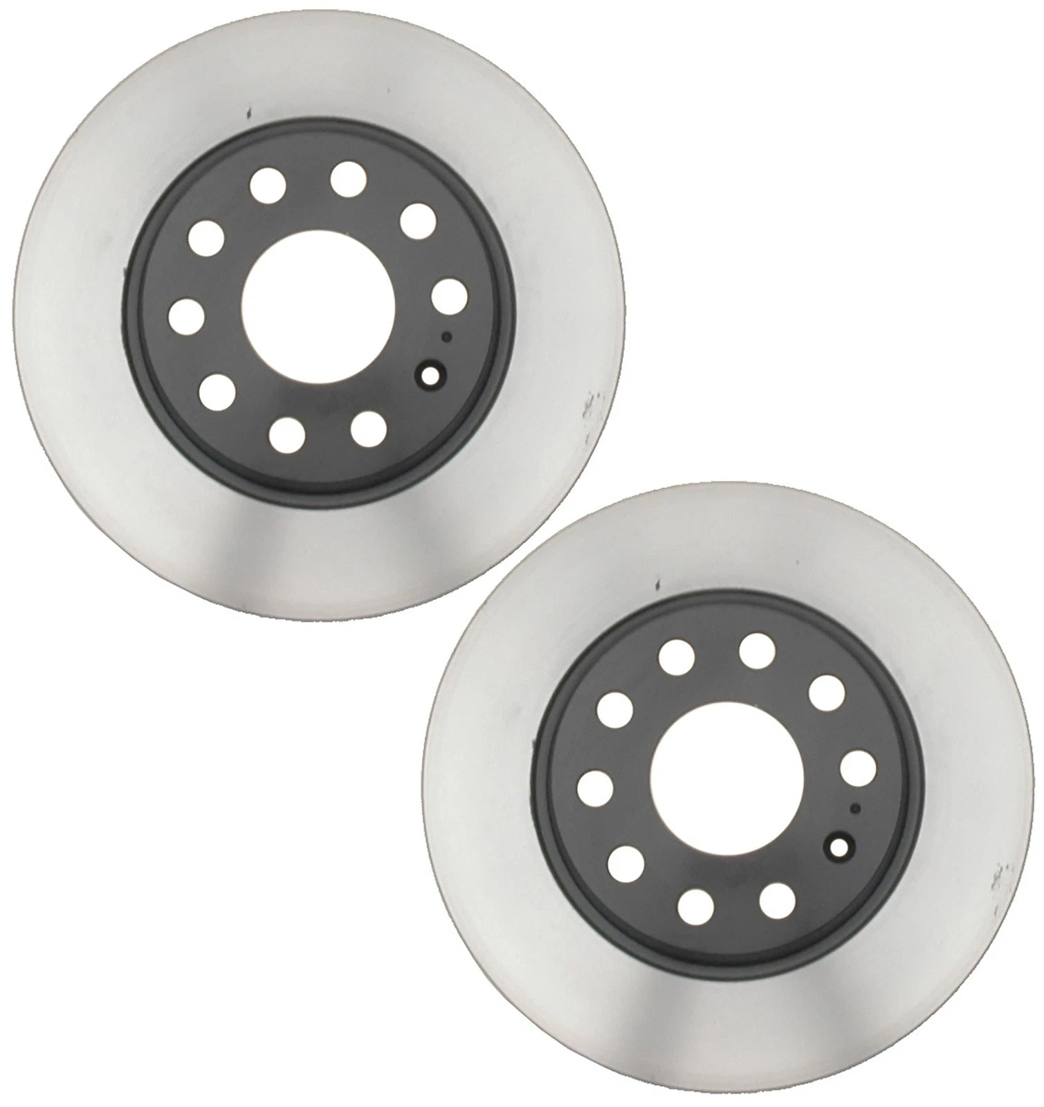 Set of 2 Rear Coated Disc Brake Rotors 272mm for Audi A3 VW Golf