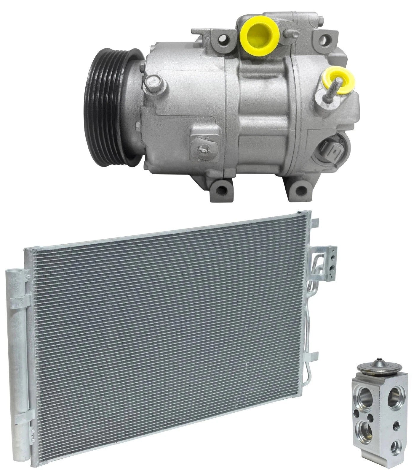 A C Compressor Kit With Condenser for Kia Sorento 3.3L (2015–2015)