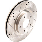 Set of 4 Brake Disc Rotors for Jeep Patriot, Compass, Mitsubishi Lancer