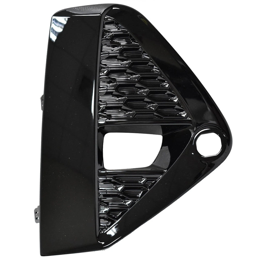 Replacement Black Gloss ABS Plastic Front Passenger Side Fog Light Bezel
