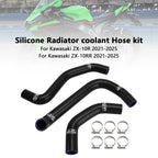 Silicone Radiator Coolant Hose for Kawasaki ZX10R ZX-10RR (2021–2025)