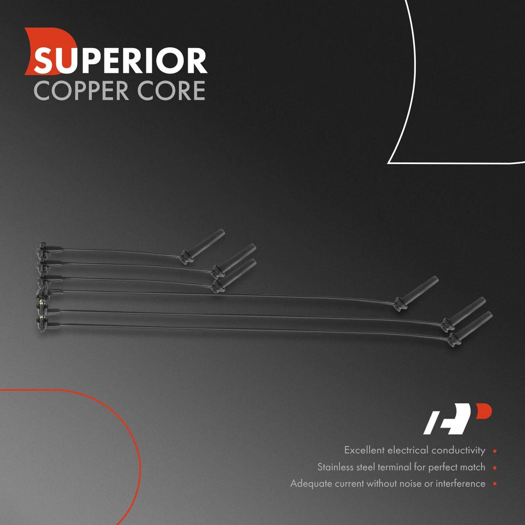6x Spark Plug Wire Set for Ford Contour Mystique (1995-2000)