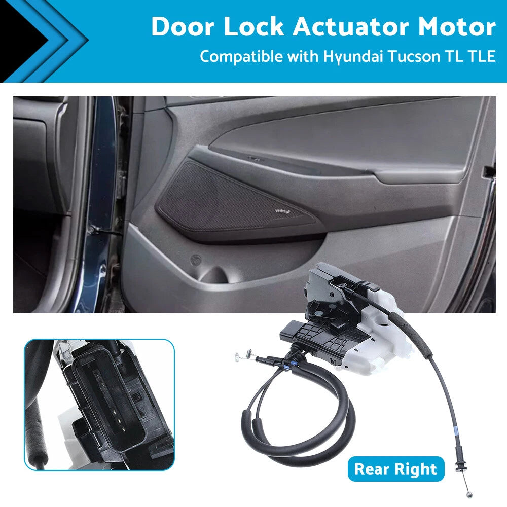Rear Right Door Lock Actuator Motor for Hyundai Tucson (2015–2021)