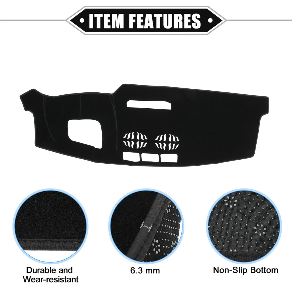 Dashboard Cover Mat for Mazda CX-5 (2016–2023) Black