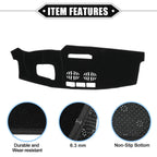Dashboard Cover Mat for Mazda CX-5 (2016–2023) Black
