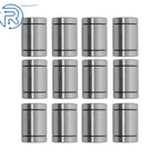 12Pcs LM25UU Linear Ball Bearings for Various Applications (40mm OD, 25mm Bore)