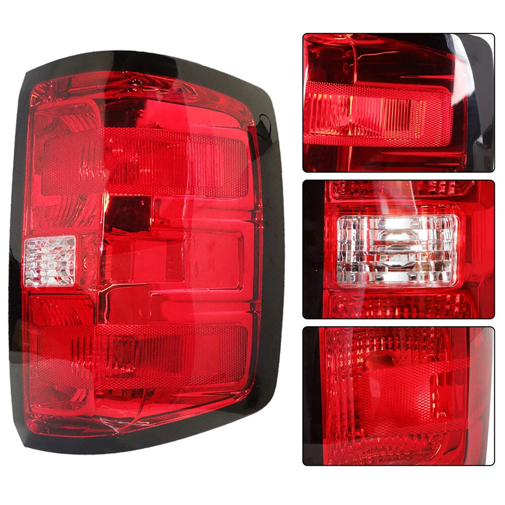 Rear Tail Light Assembly Halogen for Chevy Silverado 1500 2500 (2014–2015)