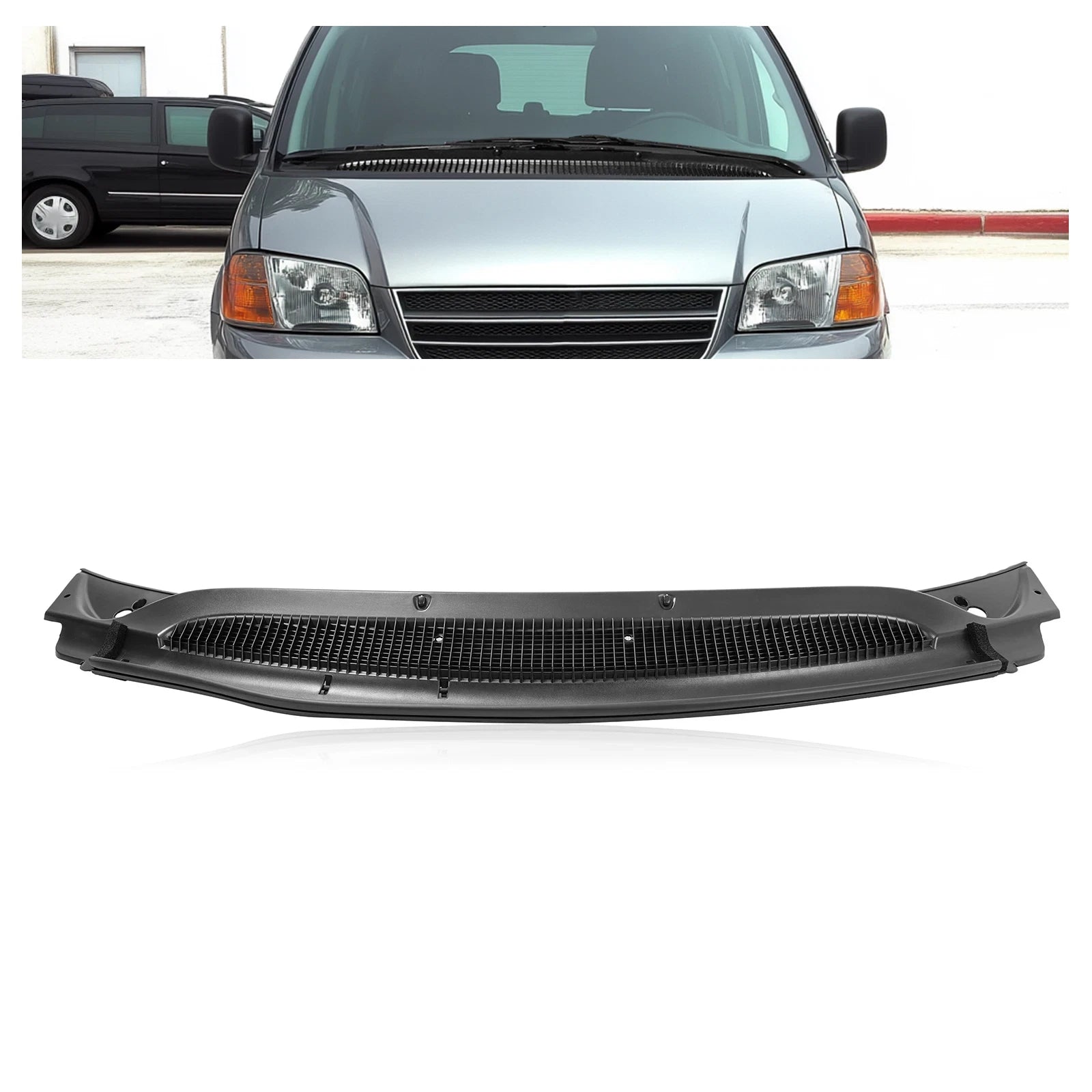 Windshield Wiper Cowl Top Panel Cover for Dodge Grand Caravan/Town & Country (2001–2007)