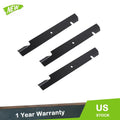 Set of 3 Lawn Mower Blades for Exmark Lazer Z AC XS XP LC (72 Inch)