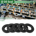 Set of 5 Oil Seal Rotary Shaft Seal NBR Rubber 35x65x10mm