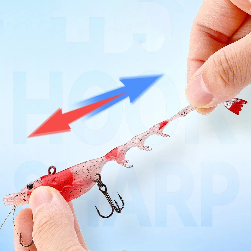 Swimbait Soft Bait Shrimp 15cm 12g for Crayfish Fishing
