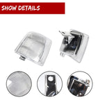 2X Clear Lens Chrome Side Corner Lights for Chevrolet Astro GMC Safari (1995–2005)