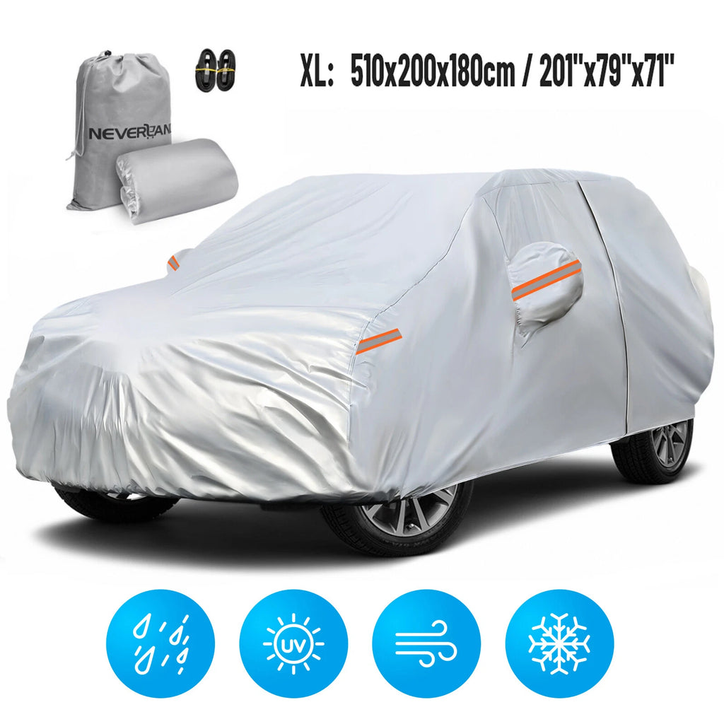 XL Waterproof SUV Car Cover for Universal Fit (510x200x180cm)