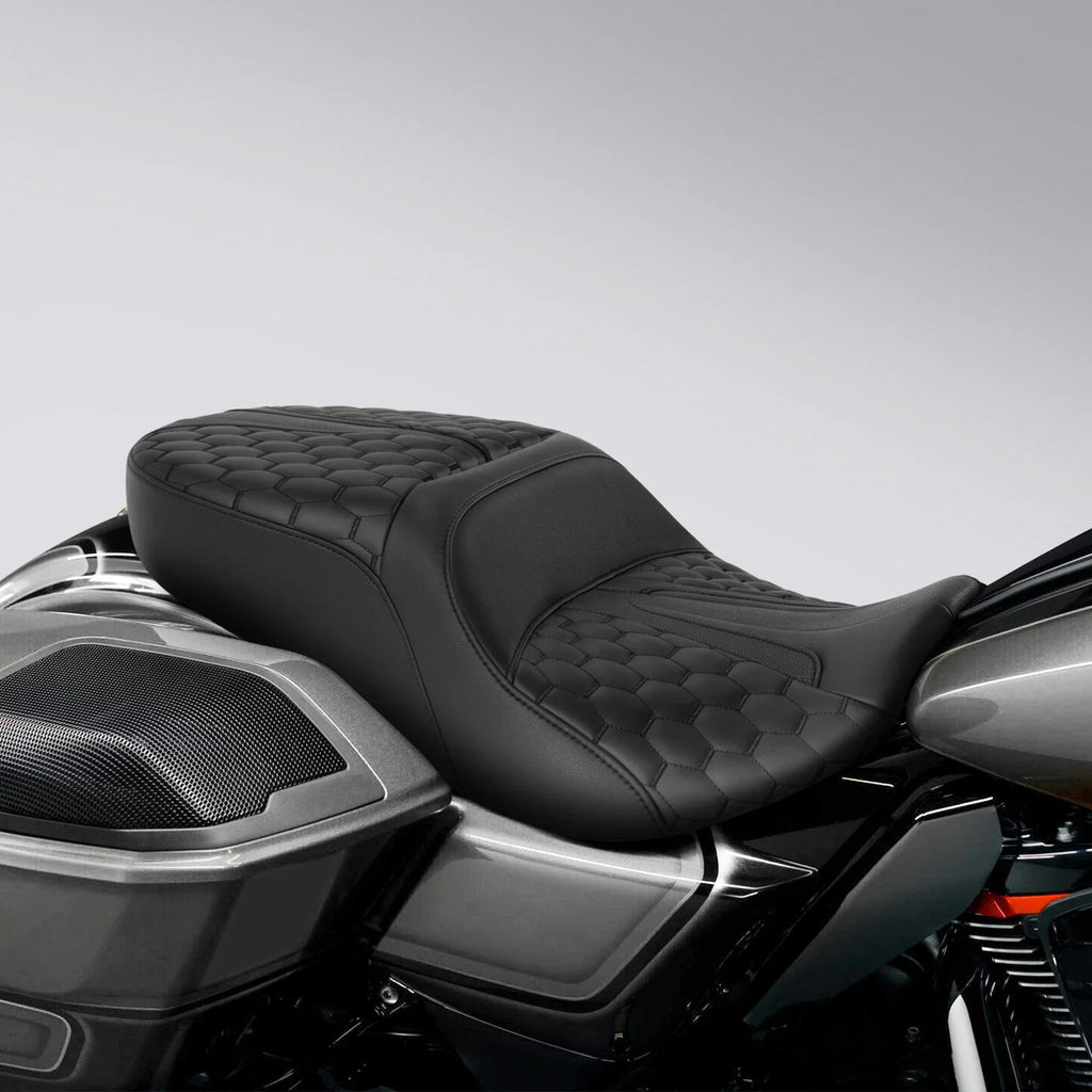 Black Driver Passenger Seat for Harley CVO Street Road Glide (2023-2025)