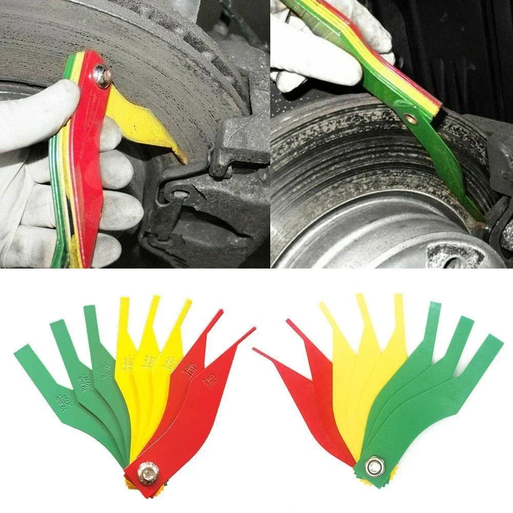 Brake Pad Scale Gauge Set 8pcs for Vehicles
