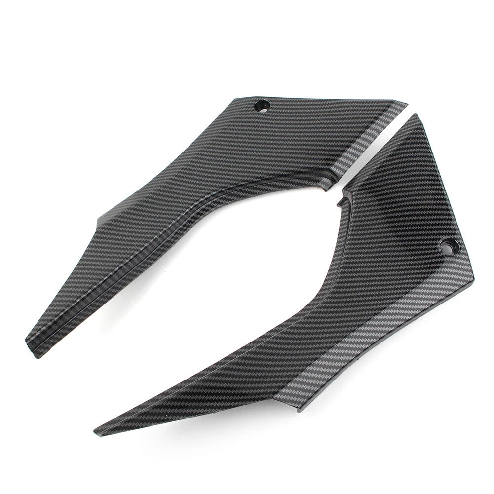 Carbon Fiber Side Seat Fairing Cowl Panel for Kawasaki Ninja 300 (2013–2017)
